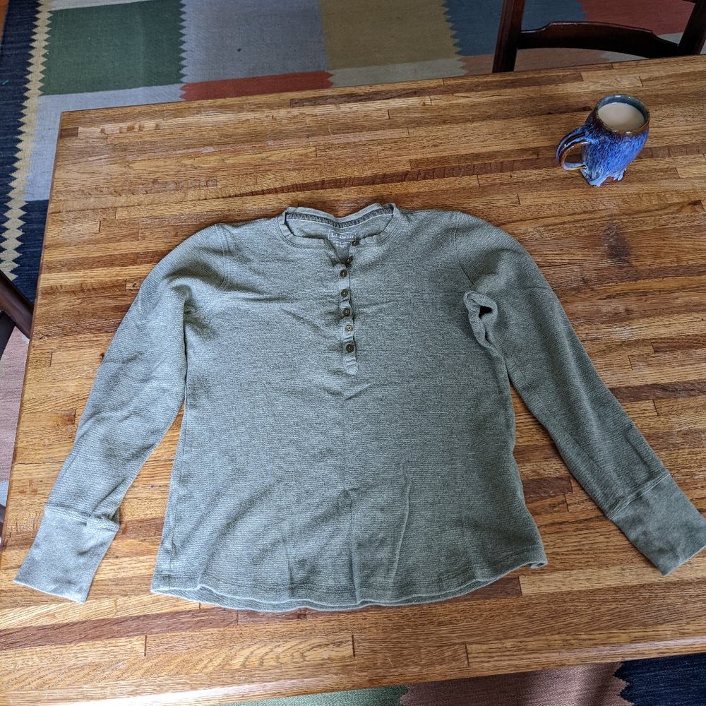 LL Bean women's cotton long-sleeved tshirt